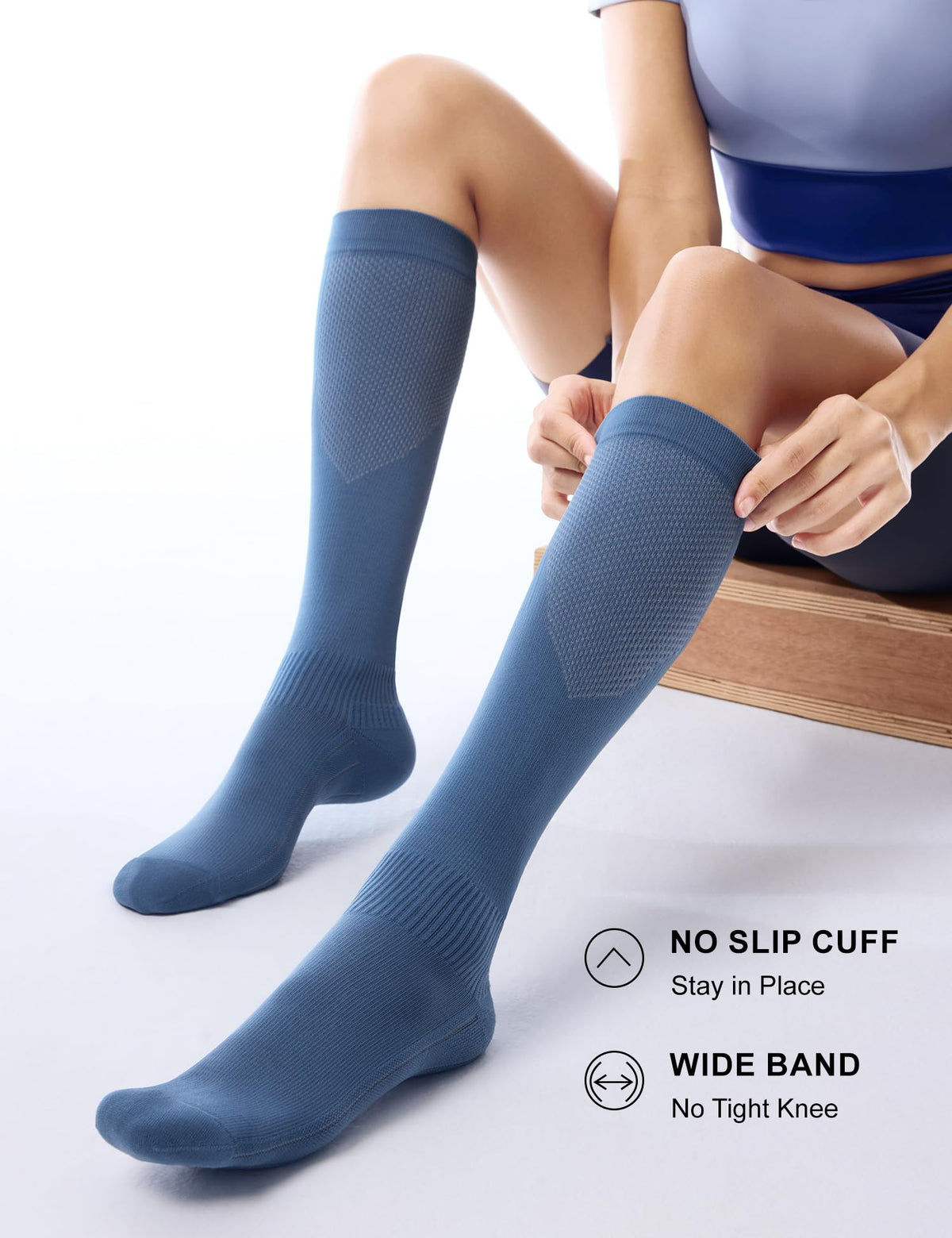FITRELL 3 Pairs Compression Socks for Women and Men 20-30mmHg-Circulation Support Socks Jansha Store