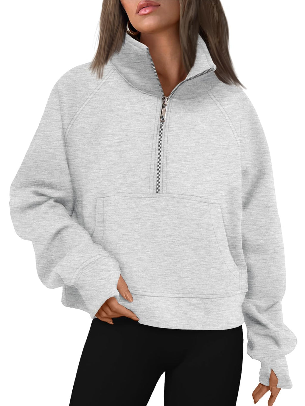 AUTOMET Womens Sweatshirts Half Zip Fleece Pullover Fall Outfits Jansha Store