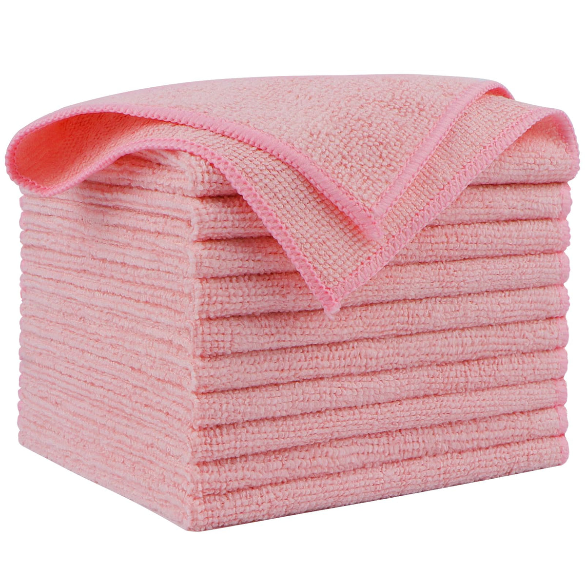 AIDEA Microfiber Cleaning Cloth-50PK, Microfiber Towels for Cars, 12"×12" Jansha Store