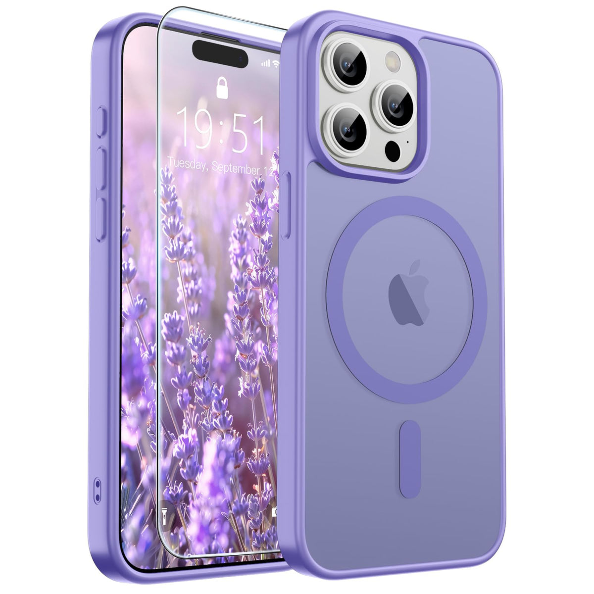 SUPFINE Magnetic for iPhone 12 Mini Case/iPhone 13 Mini Case Black Jansha Store