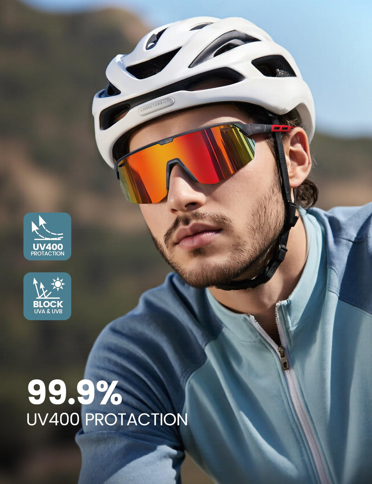Lamicall 24g Polarized Sports Sunglasses for Men Women - UV400 Protection Sun Glasses for Baseball Running Cycling Fishing Jansha Store