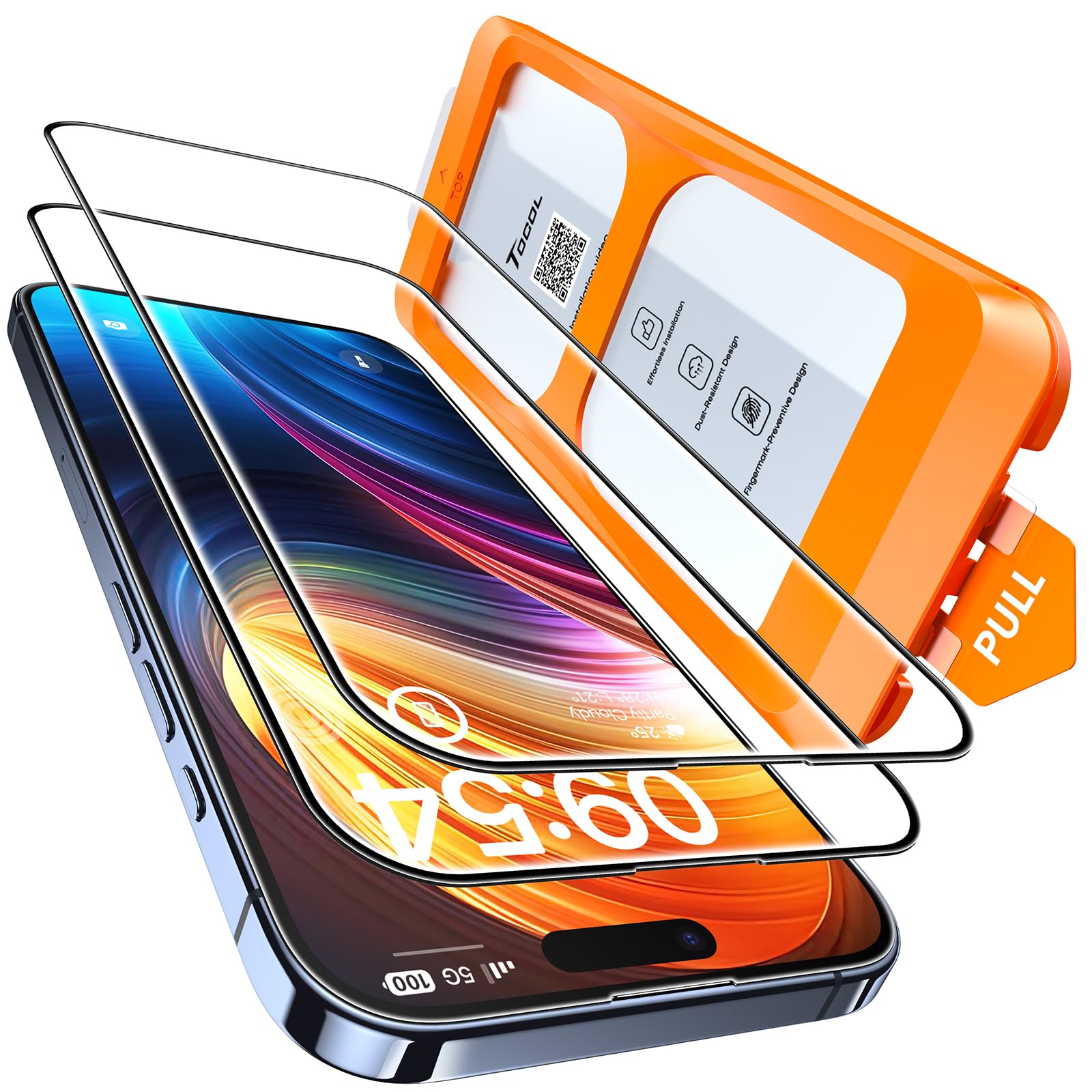 TOCOL for iPhone 17 Pro Max Screen Protector, Easy Installation Jansha Store