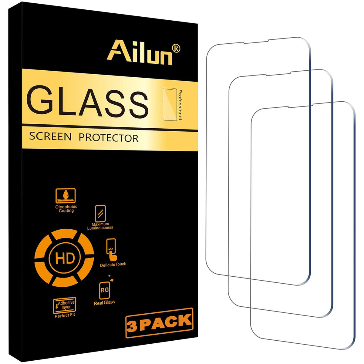 Ailun 3 Pack Screen Protector for iPhone 16 / iPhone 15 / iPhone 15 Pro Jansha Store