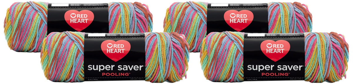 Red Heart E300 Super Saver Economy Yarn, Paddy Green Jansha Store
