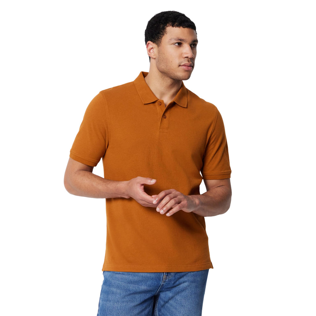 Amazon Essentials Men's Regular-Fit Cotton Pique Polo Shirt Jansha Store