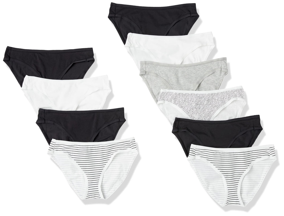 Amazon Essentials Women's Cotton Spandex Bikini Brief Underwear (Available in Plus Size) Jansha Store