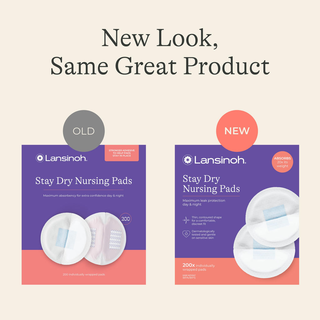 Lansinoh Stay Dry Disposable Nursing Pads, 100 Count Jansha Store