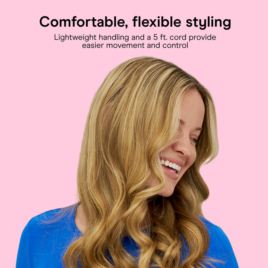 Conair Curling Iron, Double Ceramic, 1/2-in. Barrel, White/Rose Gold Jansha Store
