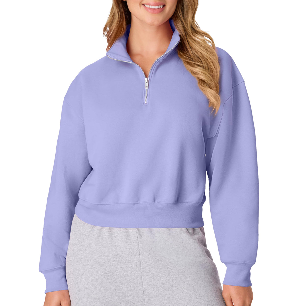 Hanes Women's EcoSmart Fleece Sweatshirt for Women, Soft Midweight - Full-Zip Hoodie, Sweatshirt, or 1/4 Zip Jansha Store