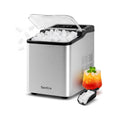 Ice Makers Countertop, 26.5Lbs/24H Ice Machine with 2 Sizes Bullet Ice, 9 Ice Cubes Release in 6 Mins, Self-Cleaning Portable Ice Maker with Ice Scoop and Basket for Home Kitchen Office Bar RV Jansha Store