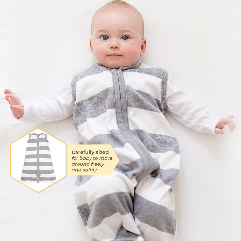 Burt's Bees Baby Infant Wearable Blanket, Organic Cotton Unisex Beekeeper - Light Weight 0.5 TOG or Medium Weight 1.5 TOG Jansha Store