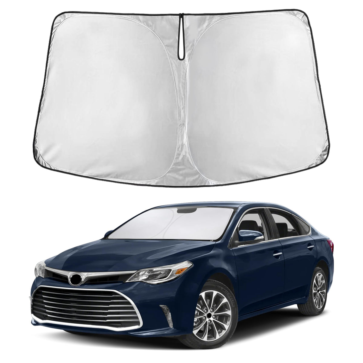 EcoNour Car Windshield Sun Shade, Front Window Sun Blocker for SUVs,Sedan Jansha Store