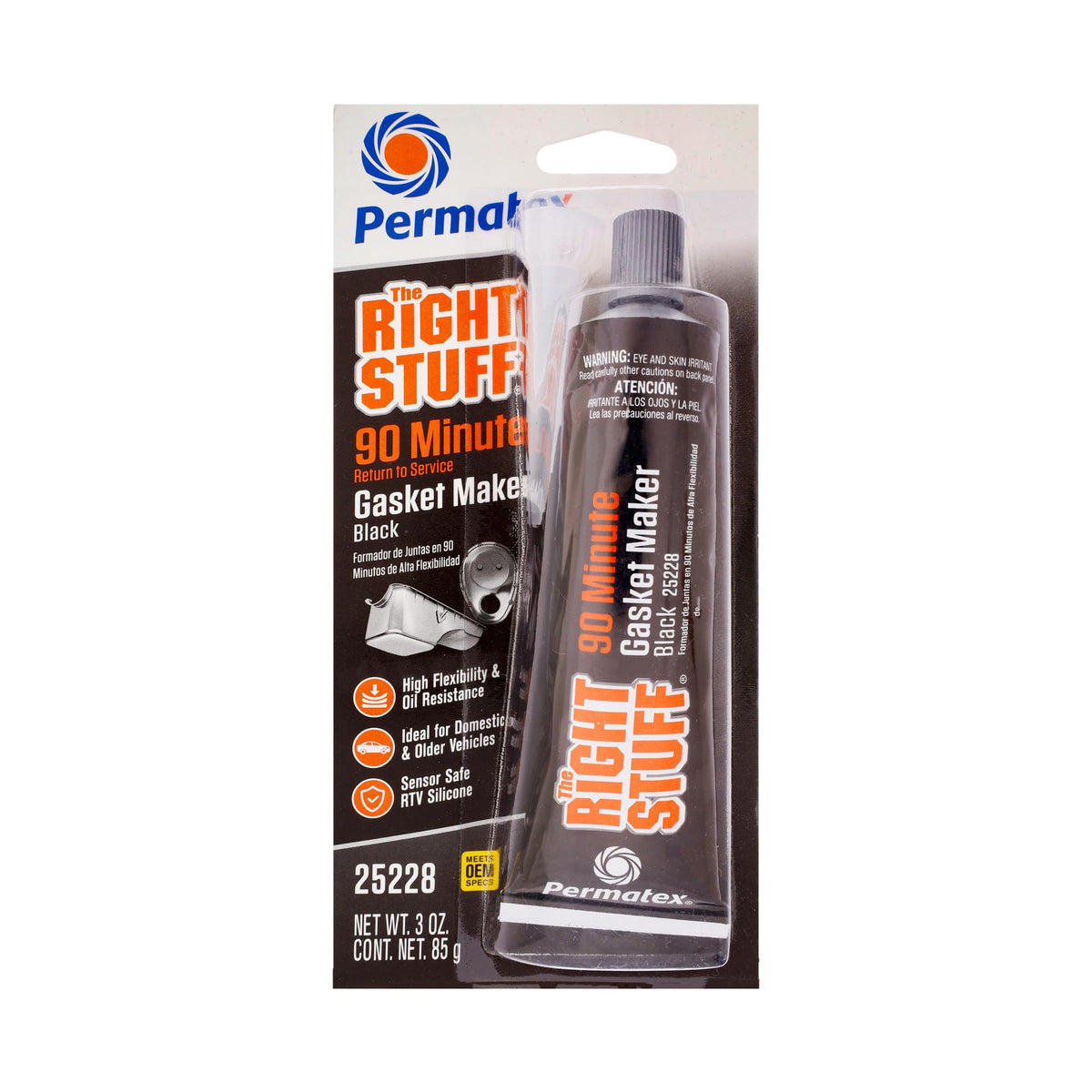 Permatex 82180 Ultra Black Maximum Oil Resistance RTV Silicone Gasket Maker, Sensor Safe and Non-Corrosive, for High Flex and Oil Resistant Applications 3 oz Jansha Store