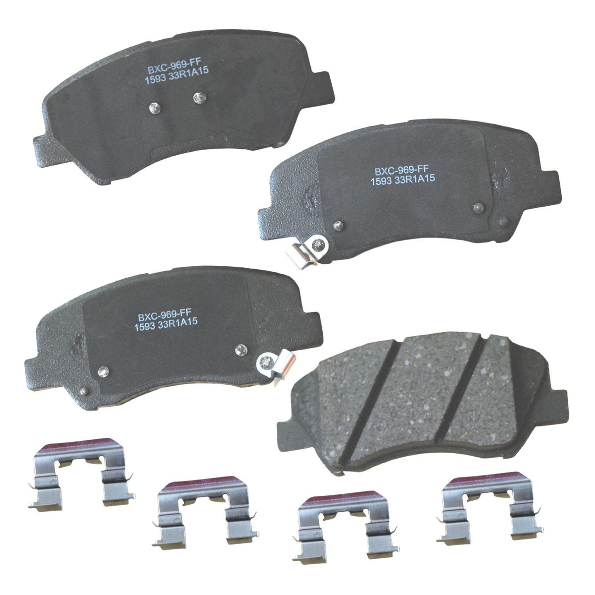 Bendix Premium SBC436A Ceramic Front Brake Pads for Toyota 4Runner 2002-2001, Hilux 2004, Tacoma 1998-1995 Jansha Store