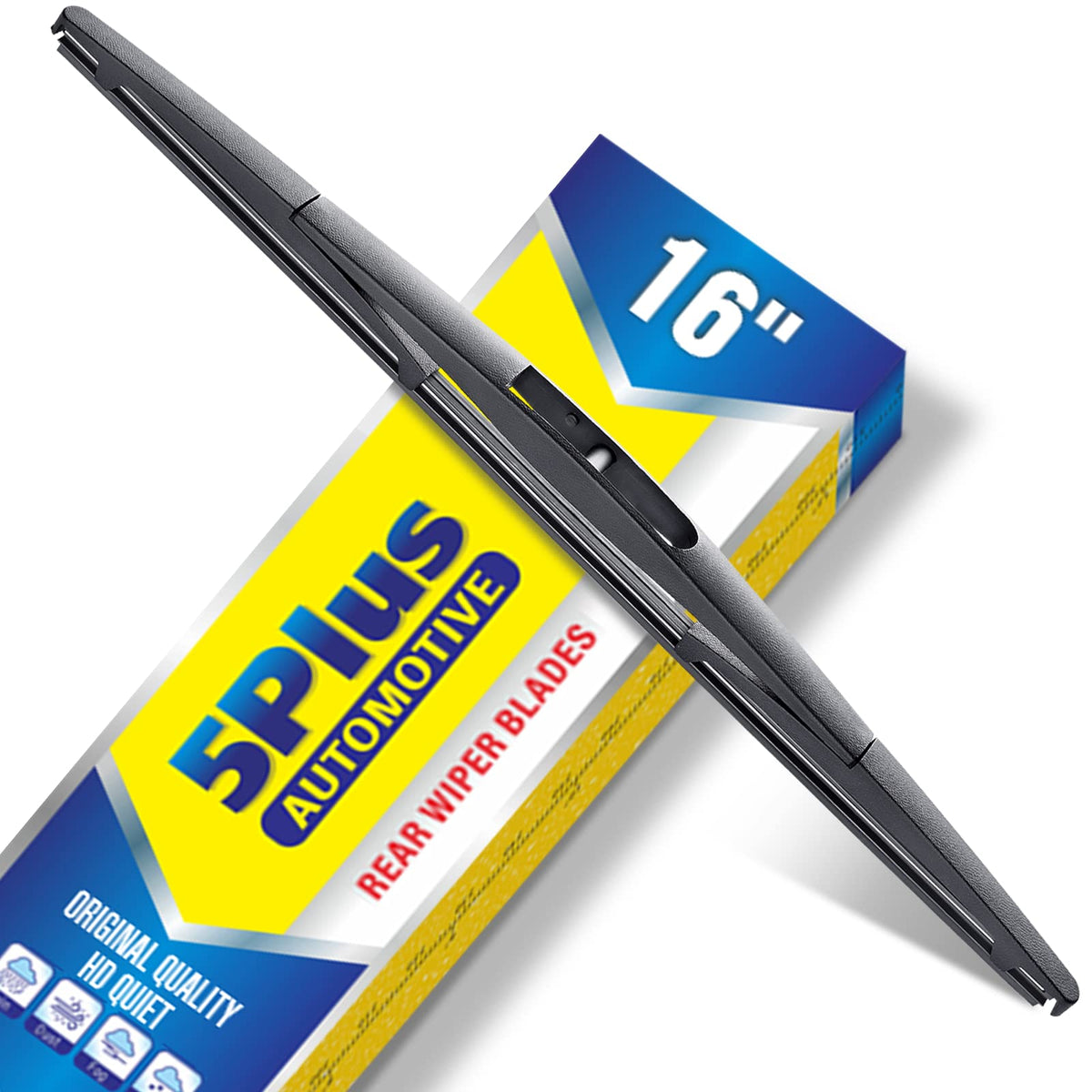 5 PLUS RearQuiet 12 Inch Rear Wiper Blade,OEM Replacement Rear Window Wiper Jansha Store
