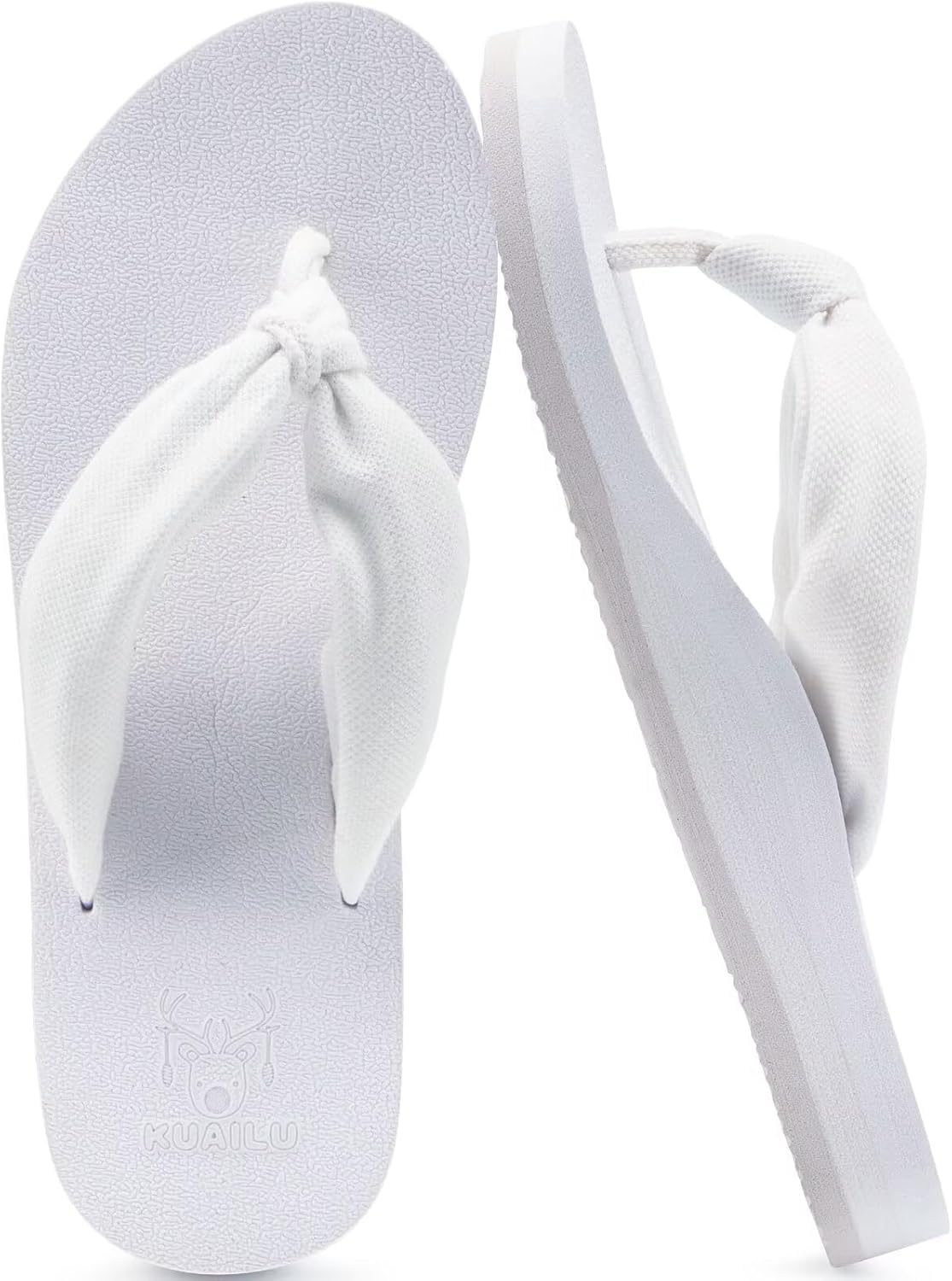 KuaiLu Flip Flops for Women with Arch Support Summer Beach Thong Sandals Jansha Store