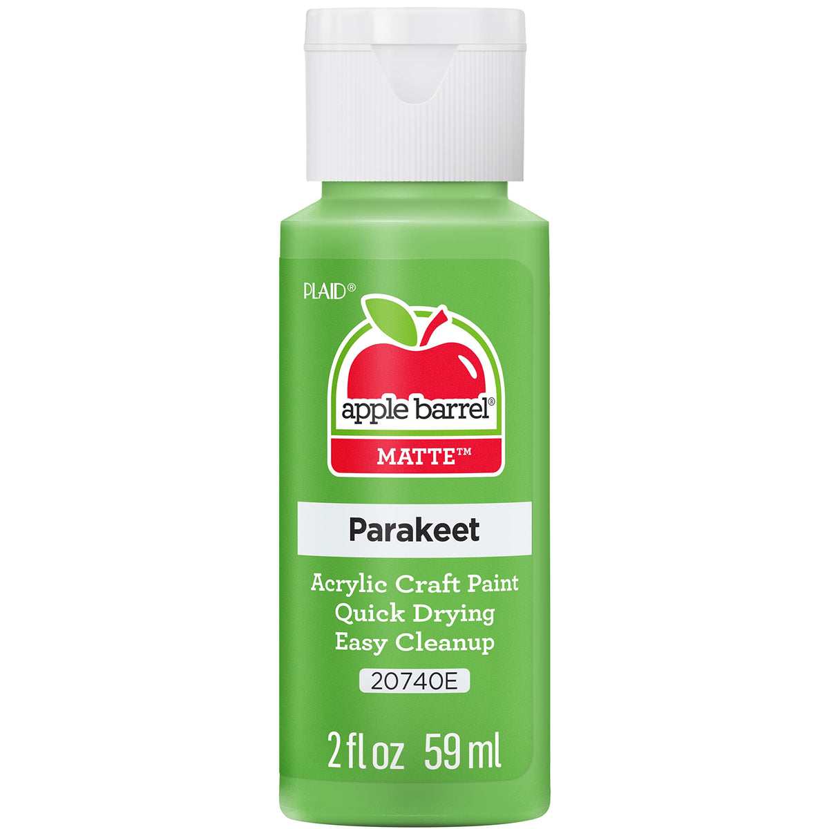 Apple Barrel Acrylic Paint in Assorted Colors (2 Ounce), 20503 White Jansha Store