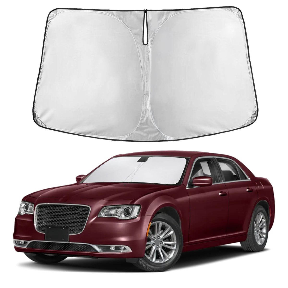 EcoNour Car Windshield Sun Shade, Front Window Sun Blocker for SUVs,Sedan Jansha Store