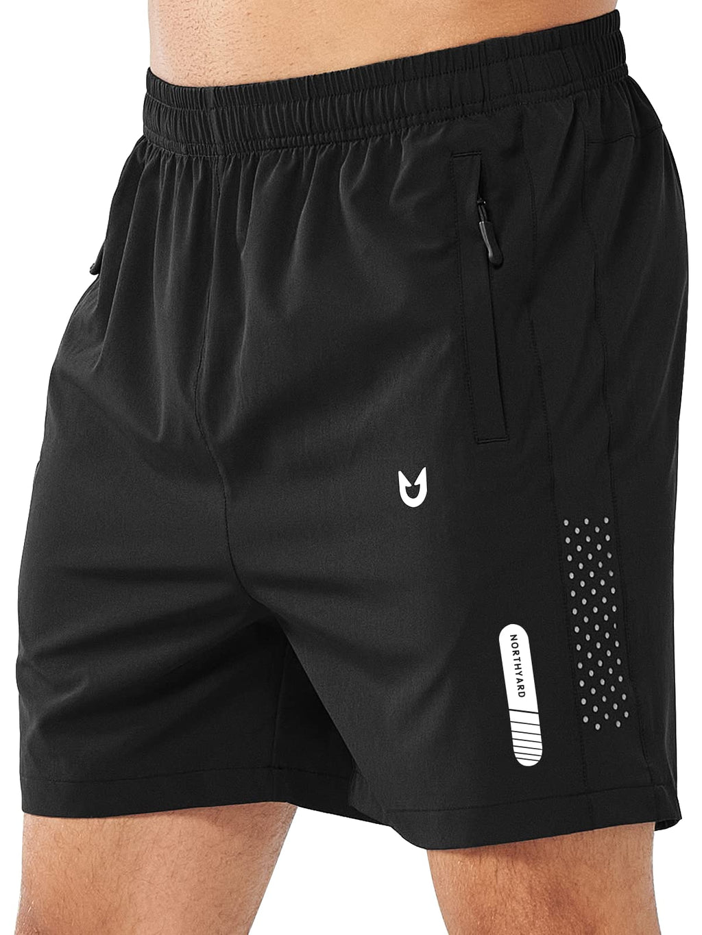 NORTHYARD Men's Athletic Running Shorts Gym Workout 7"/9"/5" Zipper Pockets Jansha Store