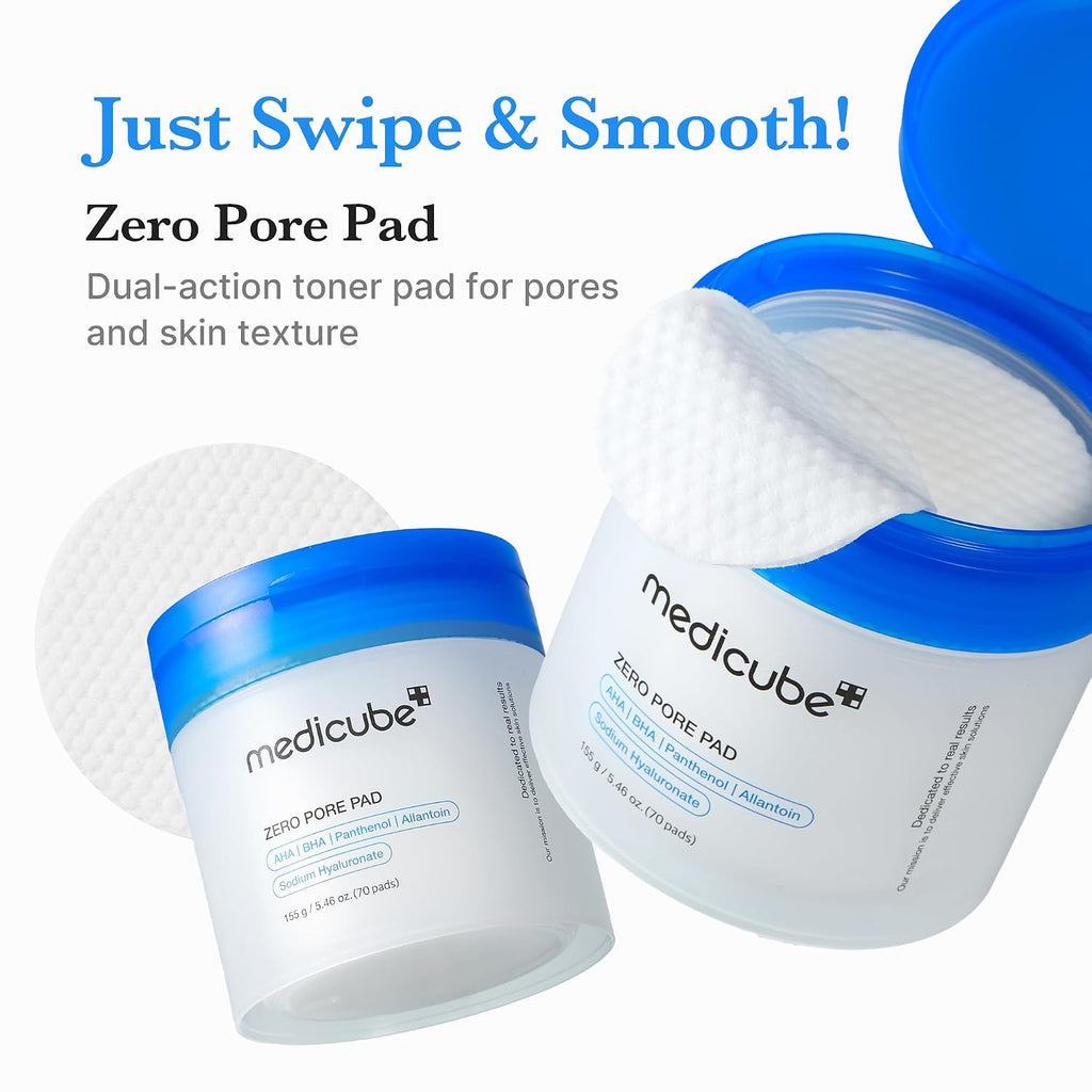 medicube Toner Pads Zero Pore Pad 2.0 for Exfoliation and Pore Care Jansha Store
