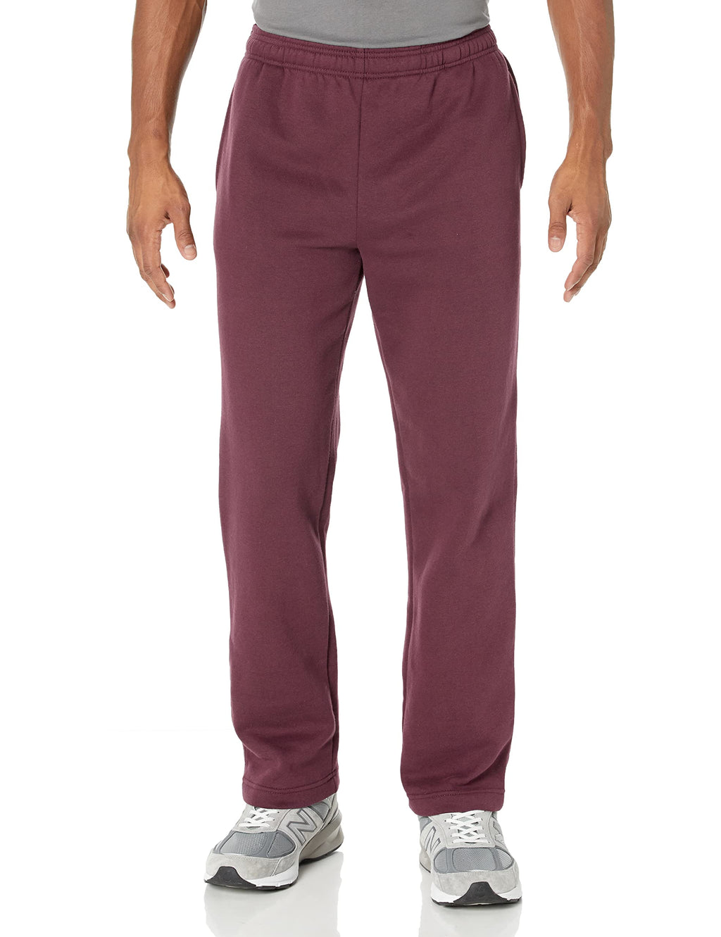 Amazon Essentials Men's Fleece Open Bottom Sweatpant (Available in Big & Tall) Jansha Store