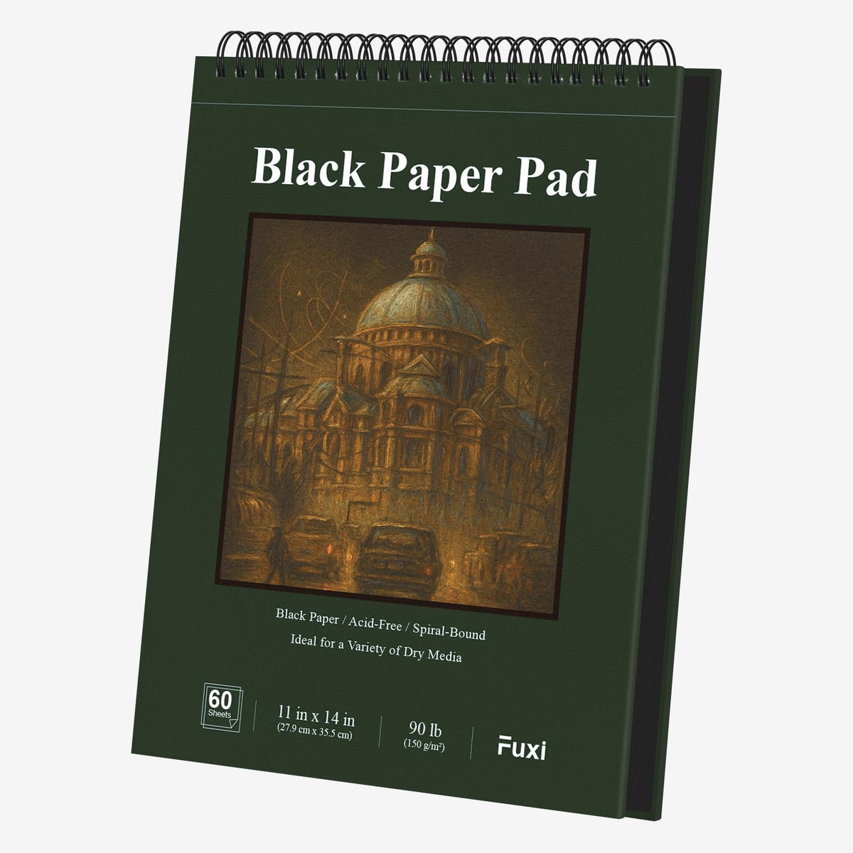 Fuxi Coloring Book & Sketchbook Set, 2-Pack, 9 x 12 in Jansha Store