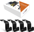 4-Pack Car Headrest Hooks Holds 55lbs Seat Storage Organizer for Bags Jansha Store