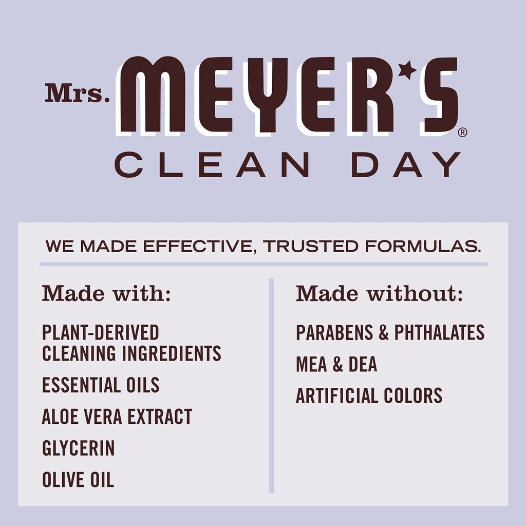 MRS. MEYER'S CLEAN DAY Hand Soap Refill, Lemon Verbena Scent, 33 Fl Oz Bottle Jansha Store