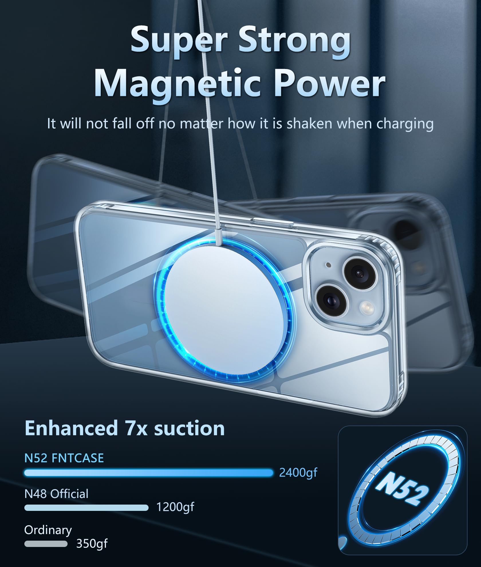 FNTCASE for iPhone 11 Case Clear Compatible with Magsafe Anti Yellowing Jansha Store