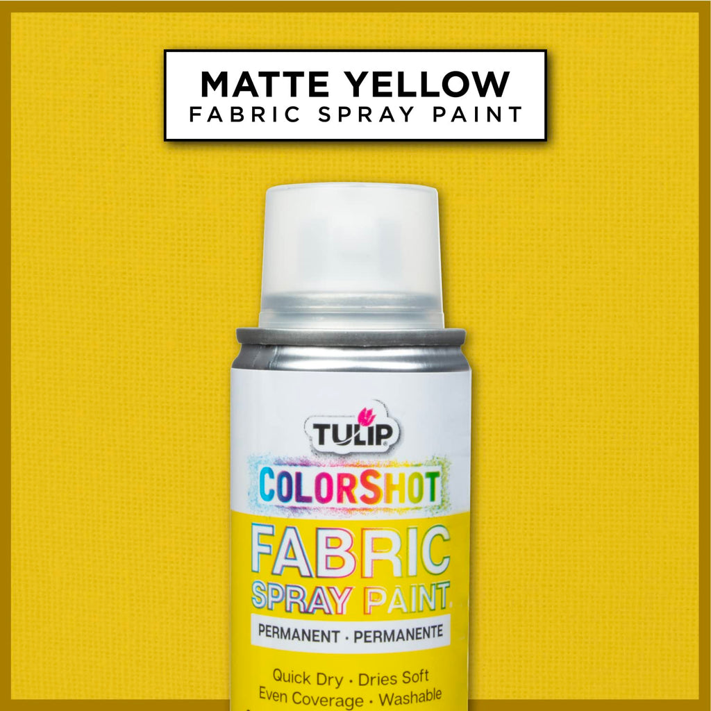 TULIP ColorShot Fabric Spray Paint, Black, 3 oz Jansha Store