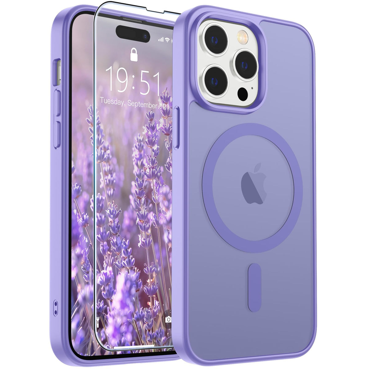 SUPFINE Magnetic for iPhone 12 Mini Case/iPhone 13 Mini Case Black Jansha Store