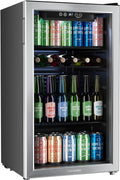 hOmeLabs Beverage Refrigerator and Cooler, 120 Cans Capacity, 3.2 Cu Ft Jansha Store