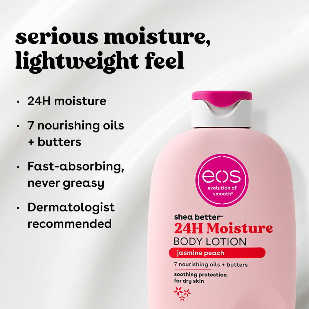 eos Shea Better Body Lotion- Vanilla Cashmere, 24-Hour Moisture, 16 fl oz Jansha Store