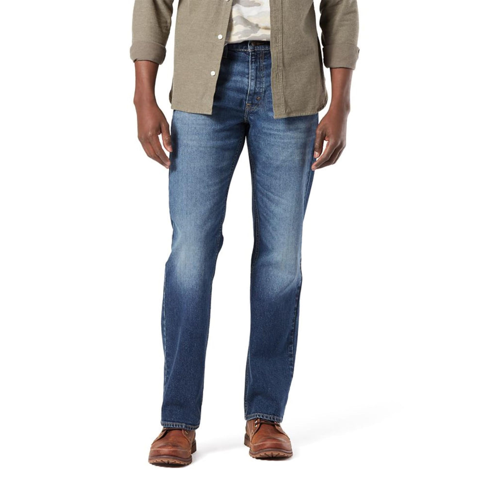 Levi Strauss Signature Gold Men's Relaxed Fit Flex Jeans Jansha Store