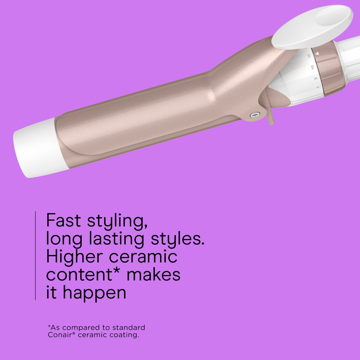 Conair Curling Iron, Double Ceramic, 1/2-in. Barrel, White/Rose Gold Jansha Store