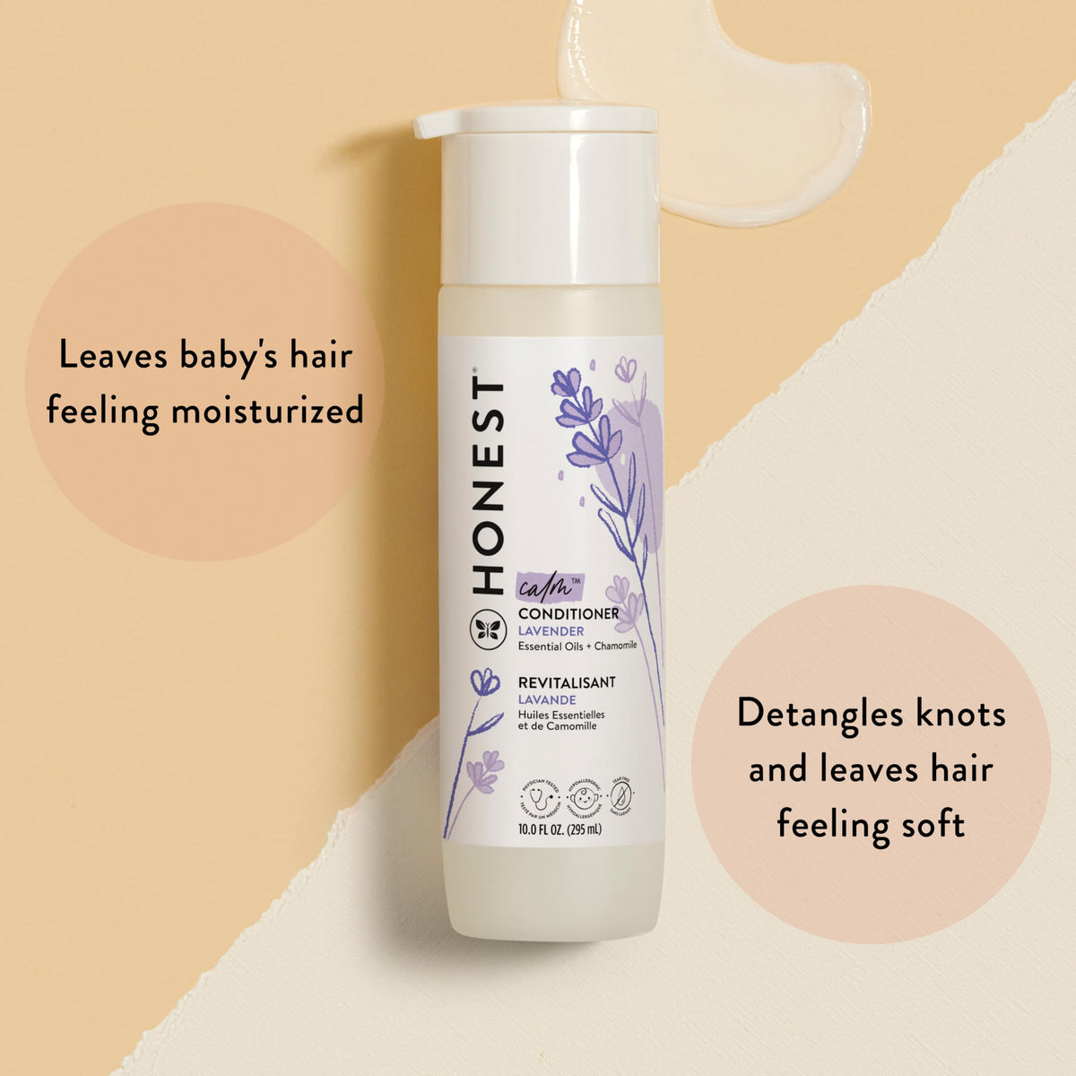 The Honest Company Conditioner, Hypoallergenic, Fragrance-Free, 10 fl oz Jansha Store