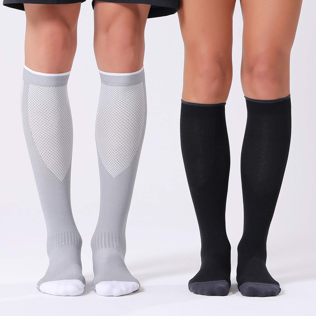 FITRELL 3 Pairs Compression Socks for Women and Men 20-30mmHg-Circulation Support Socks Jansha Store