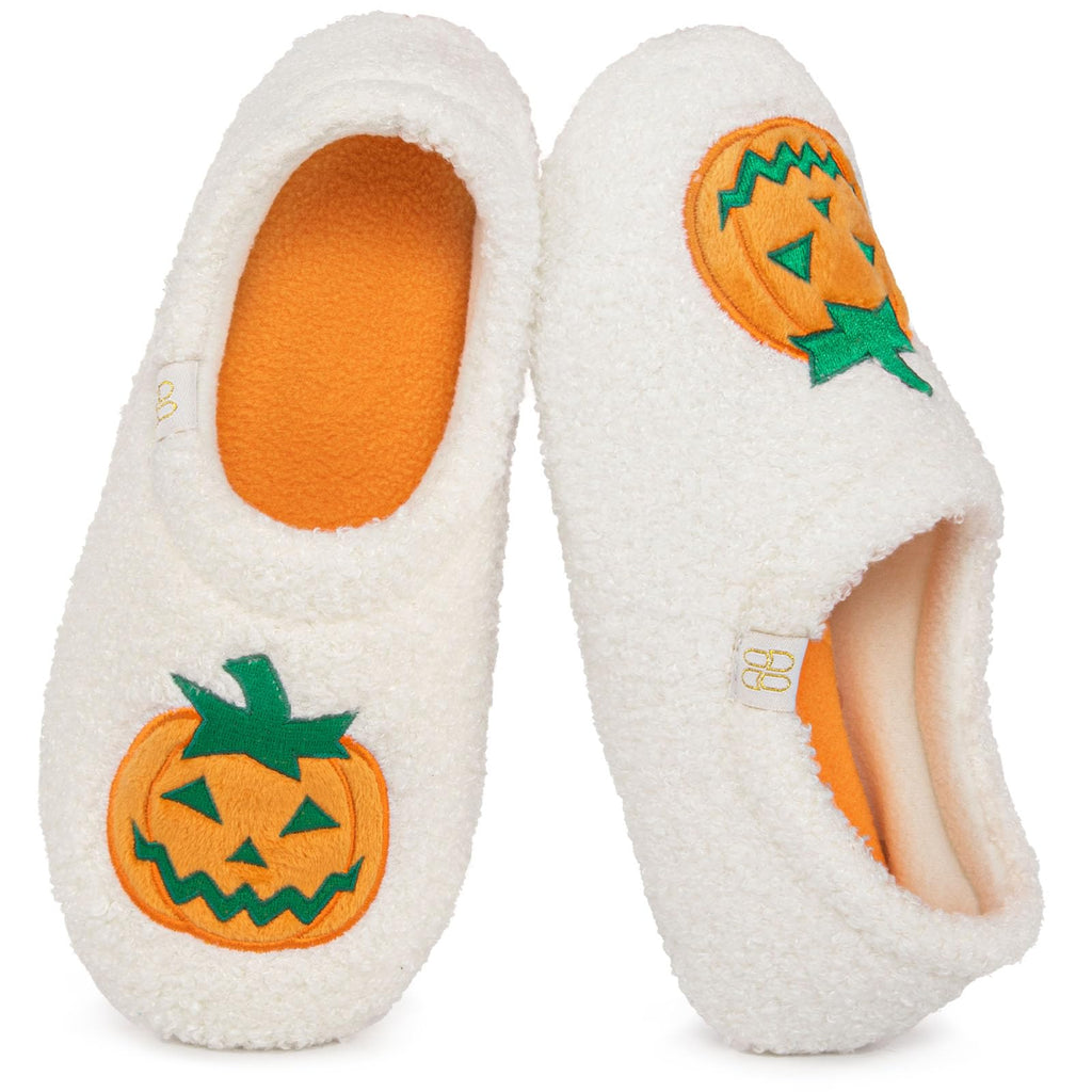 HomeTop Women's Fuzzy Curly Fur Fleece Lining Memory Foam Loafer Slippers Jansha Store