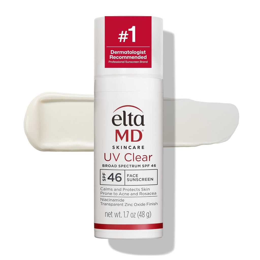 EltaMD UV Clear Face Sunscreen with Zinc Oxide, Oil-Free, SPF 46 and SPF 50 Jansha Store