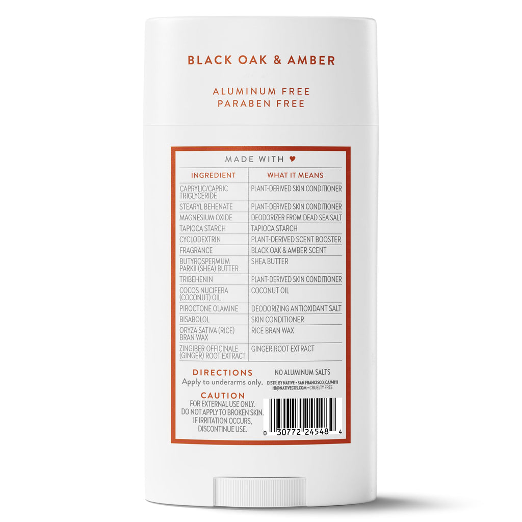 Native Aluminum Free Deodorant, Vanilla & Sandalwood, Large Size Stick, 72 Hour Odor Control, for Women & Men, Contains Naturally Derived Ingredients, 3.1 oz Jansha Store