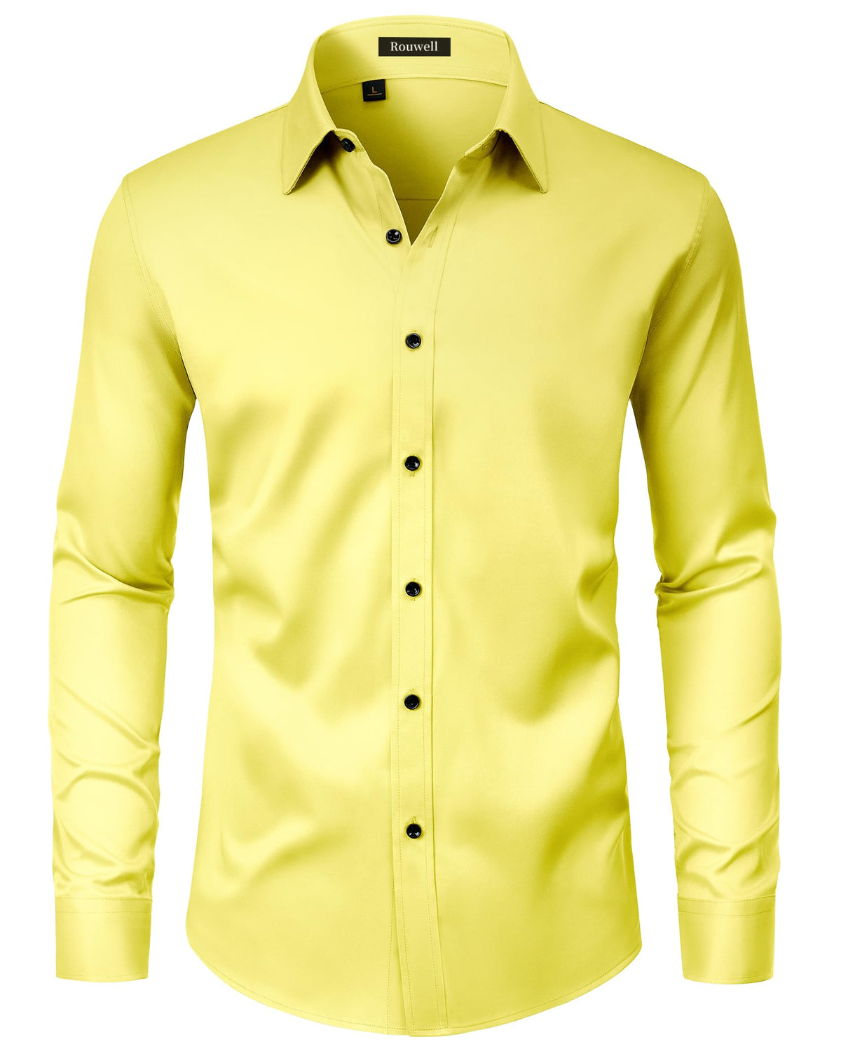 Men’s Wrinkle Free Dress Shirts Regular Fit Long Sleeve Non Iron Business Casual Wedding Stretch Button Down Shirt Jansha Store
