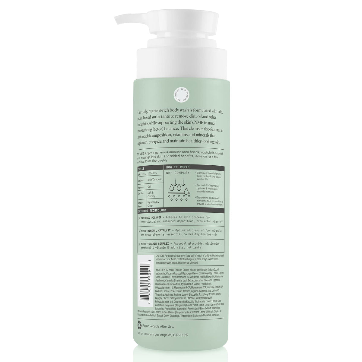 Naturium The Booster Hyaluronic Acid Body Wash, Hydrating & Moisturizing plus Minimizes Dryness, with Glycerin & Vitamin B5, 16.9 Fl Oz (Pack of 12) Jansha Store