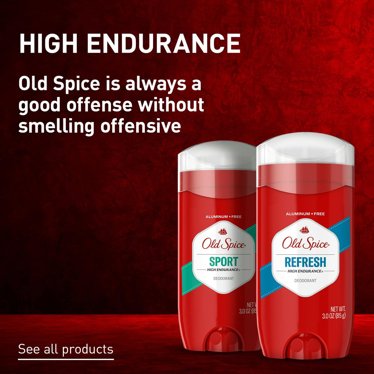 Old Spice Deodorant for Men, Aluminum Free, Sport Scent, 3.0 oz Pack of 3 Jansha Store