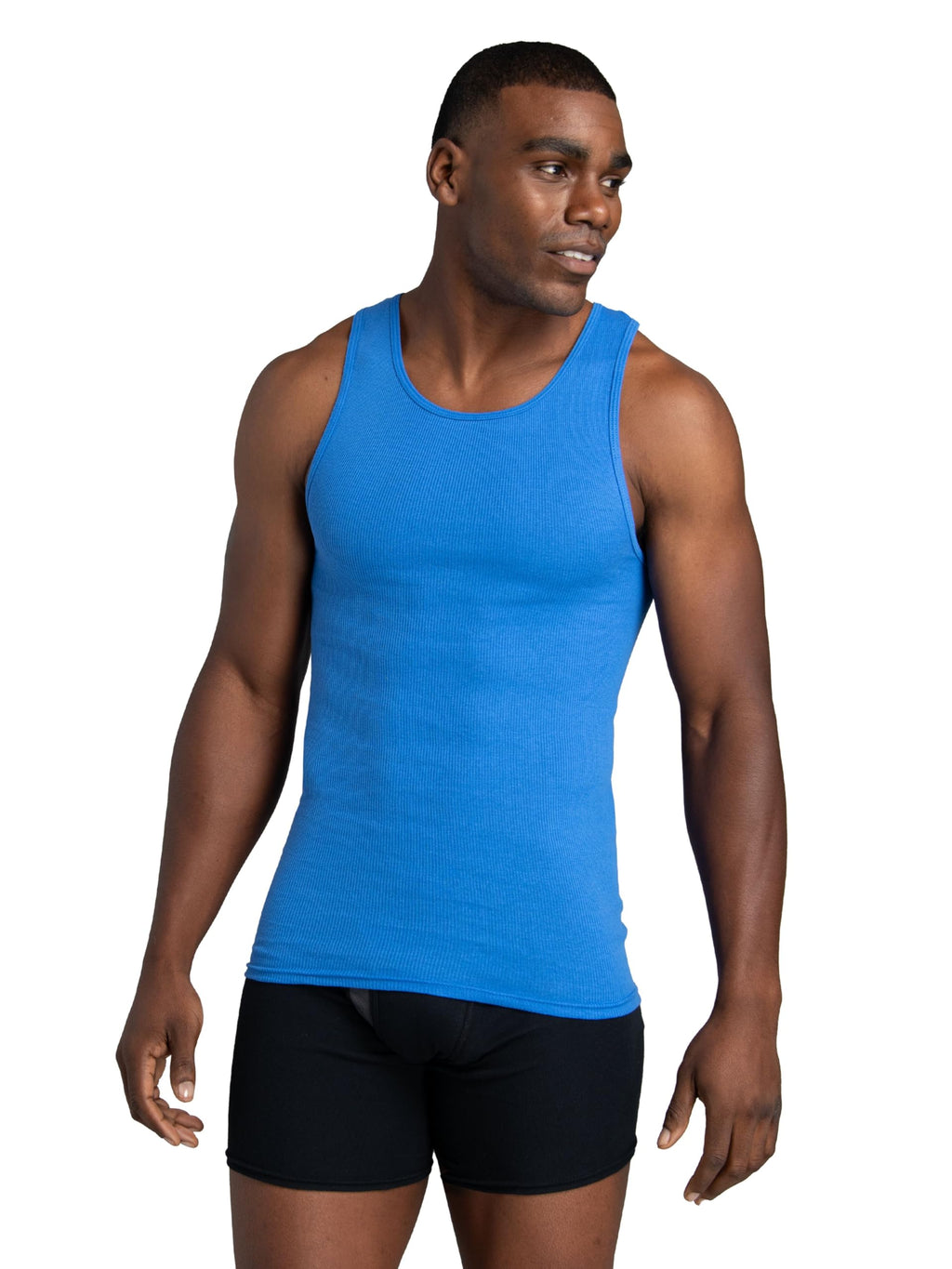 Fruit of the Loom Men's Sleeveless Tag Free Moisture Wicking Tank A-Shirt Jansha Store