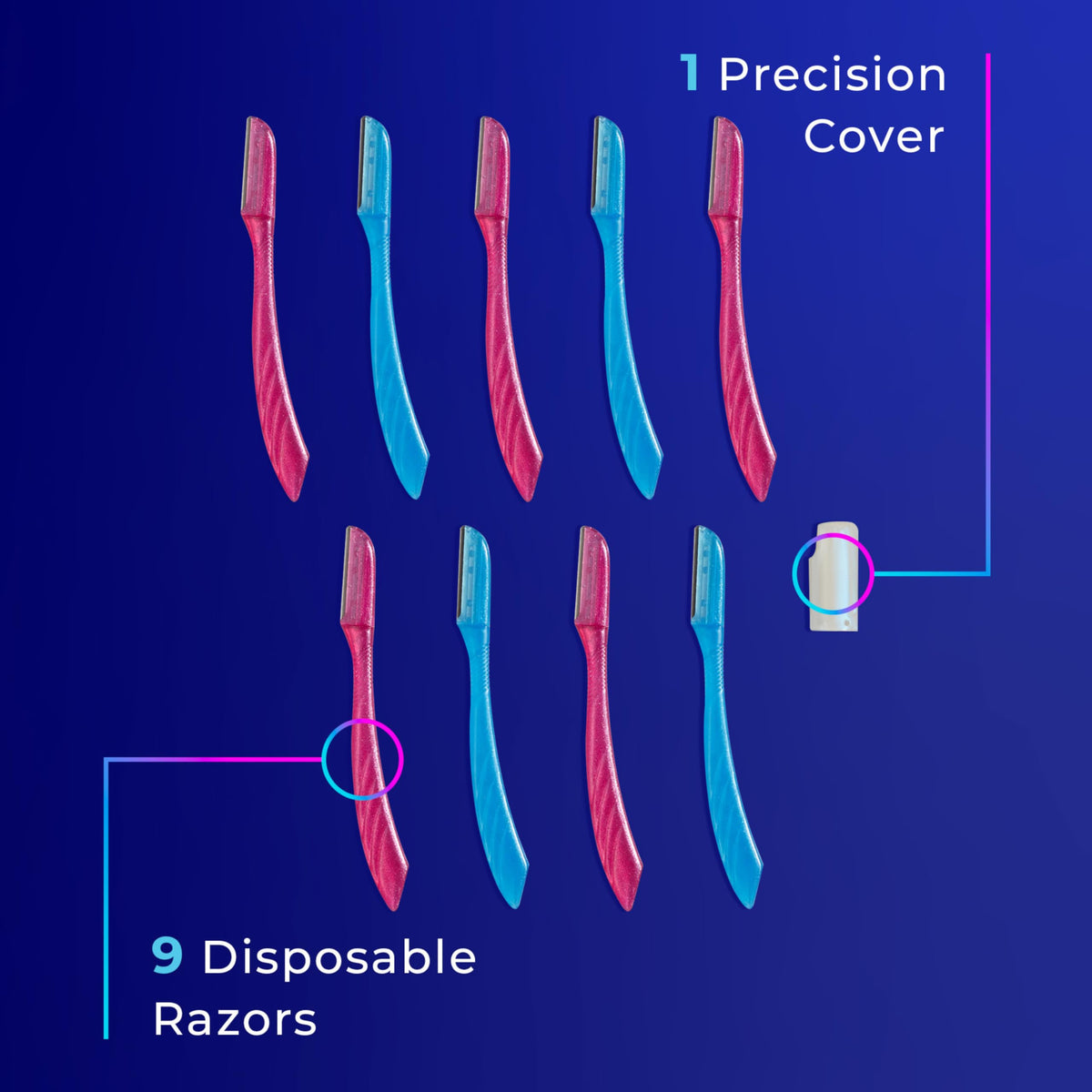 Schick Hydro Silk Touch-Up Dermaplane Razor for Women Face, 3 ct Jansha Store