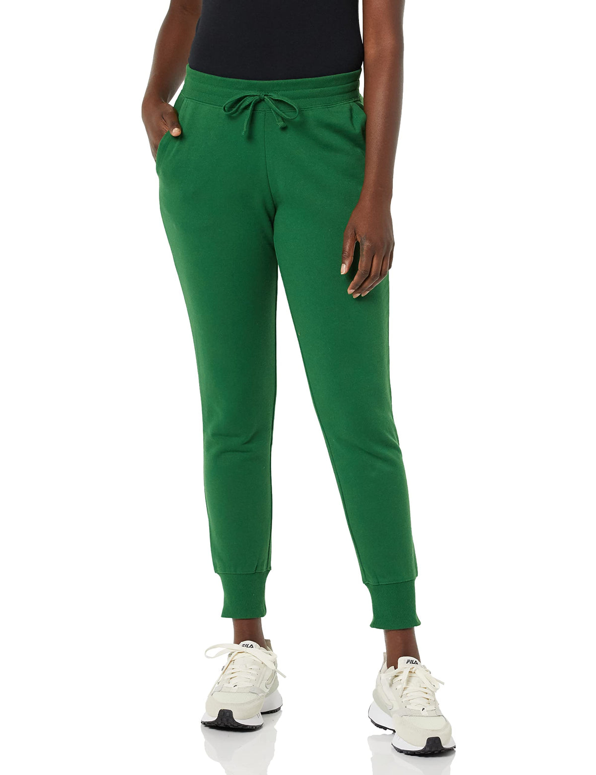 Amazon Essentials Women's Cotton Fleece Jogger Sweatpants with Drawstring (Available in Plus Size) Jansha Store