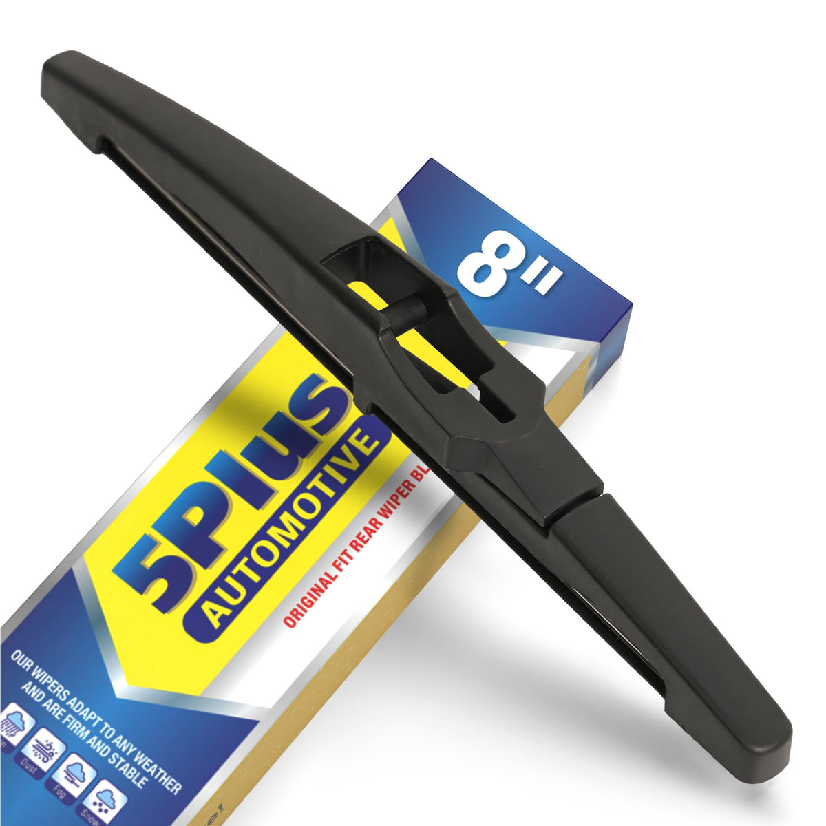 5 PLUS RearQuiet 12 Inch Rear Wiper Blade,OEM Replacement Rear Window Wiper Jansha Store