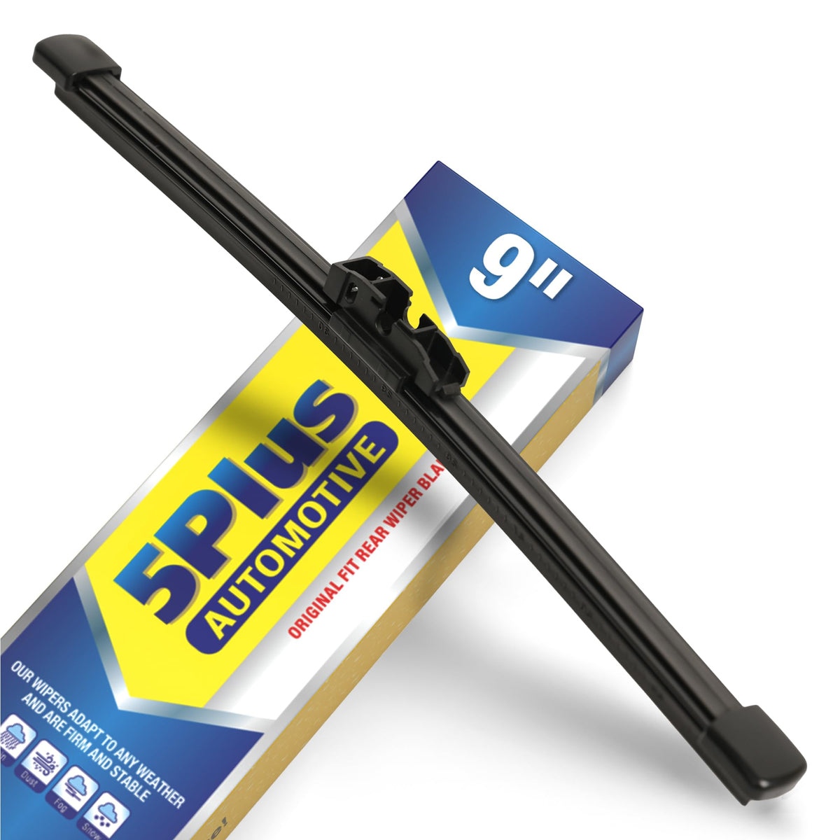 5 PLUS RearQuiet 12 Inch Rear Wiper Blade,OEM Replacement Rear Window Wiper Jansha Store