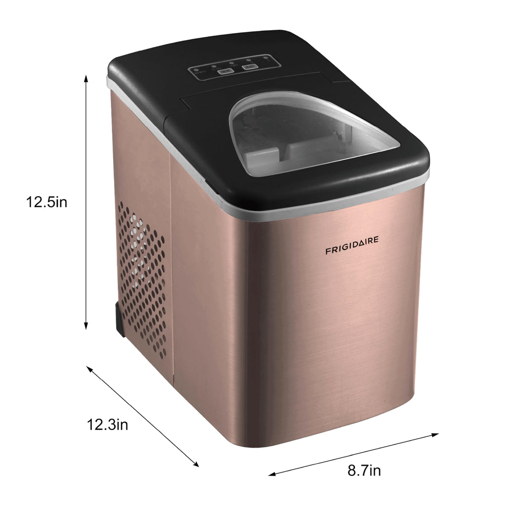 Frigidaire 26 Lbs per Day Portable Compact Maker, Ice Making Machine, Stainless, Medium Jansha Store