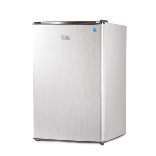 BLACK+DECKER 2.5 Cu. Ft. Compact Refrigerator, Energy Star, BCRK25B, Black Jansha Store